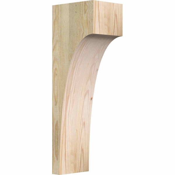 Ekena Millwork Huntington Rough Sawn Corbel, Douglas Fir, 6"W x 8"D x 24"H COR06X08X24HUN00RDF - main